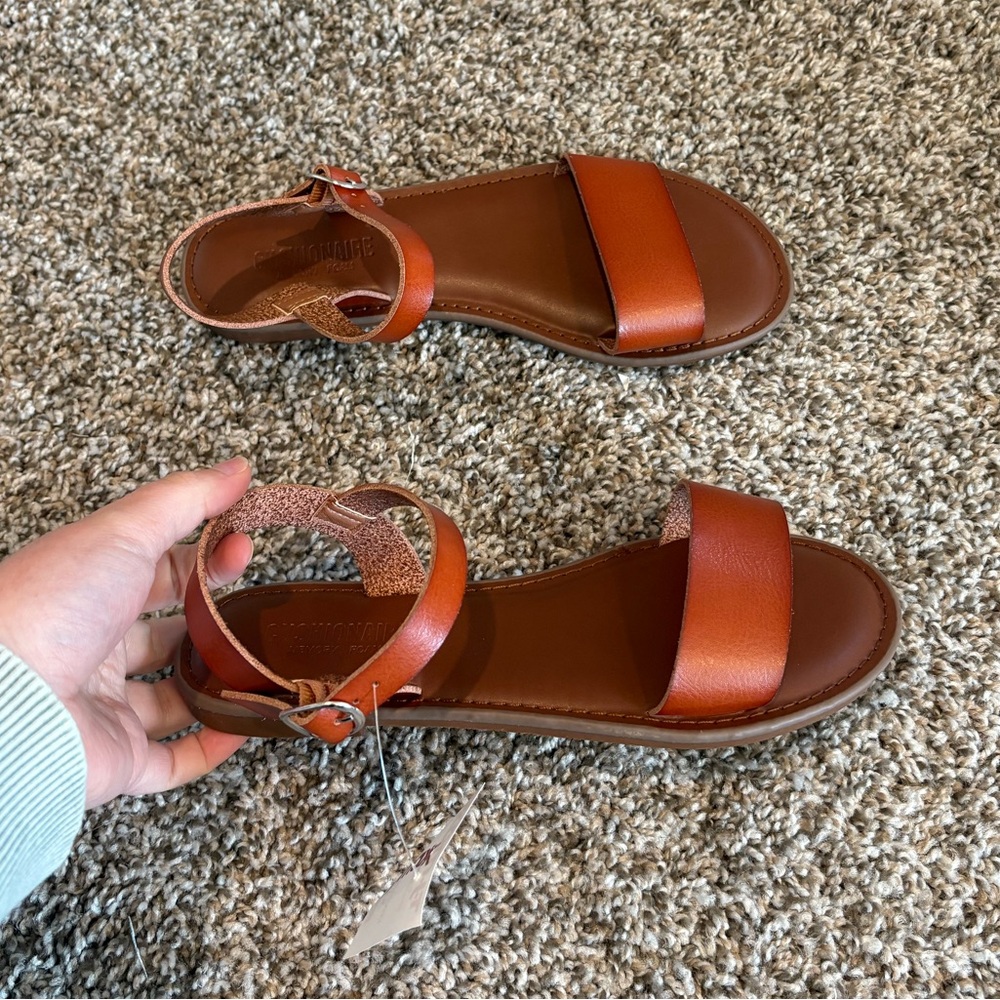 Brown sandals